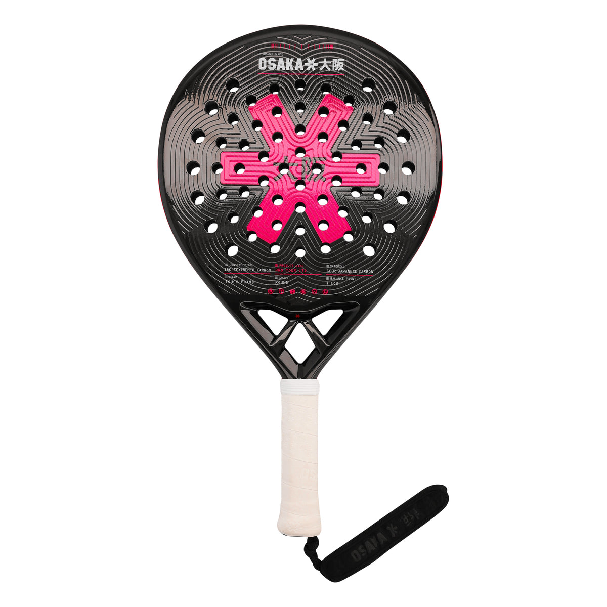 Osaka Padel Racket Pro Tour LTD Control - Red