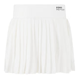 Osaka Womens Pleated Skirt - White