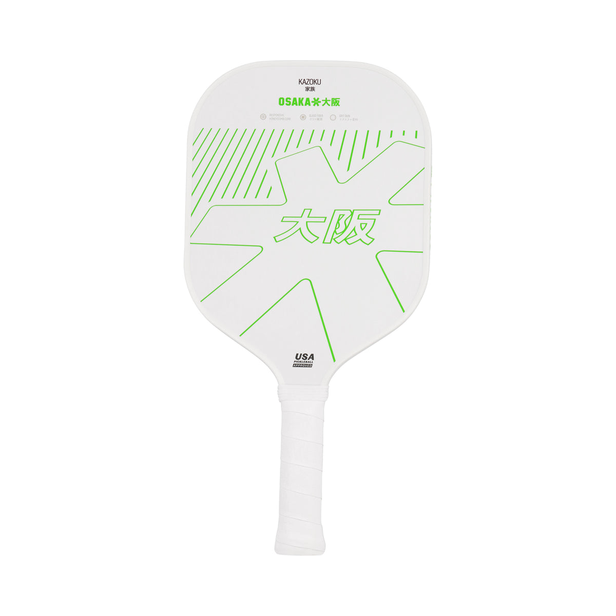 Osaka Kazoku Pickleball Paddle - Iconic White