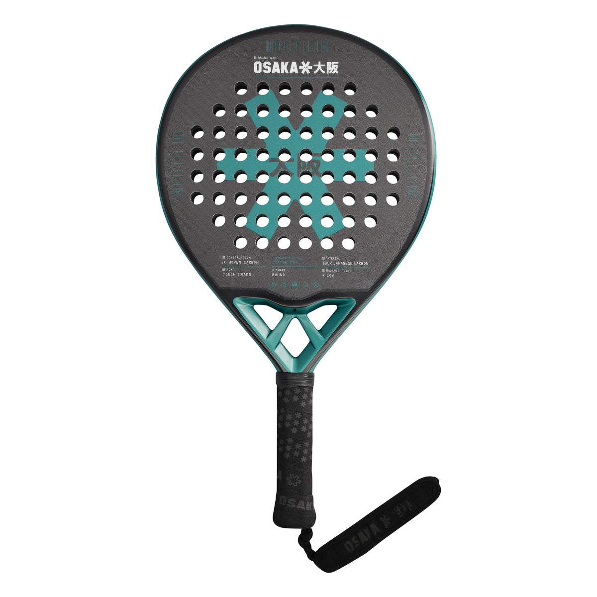Osaka Padel Racket Vision Pro Control - Teal