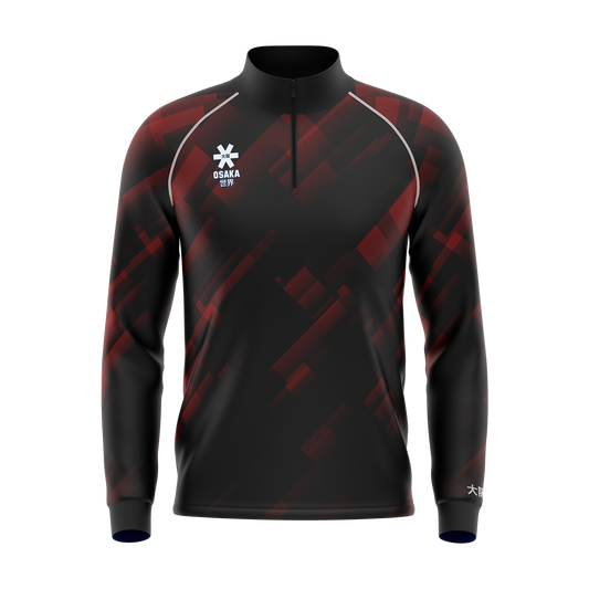 Osaka Woman Warm Up Top - Cherry Lacquer