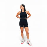 Osaka x Esjay Womens High Neck Bra Black Top